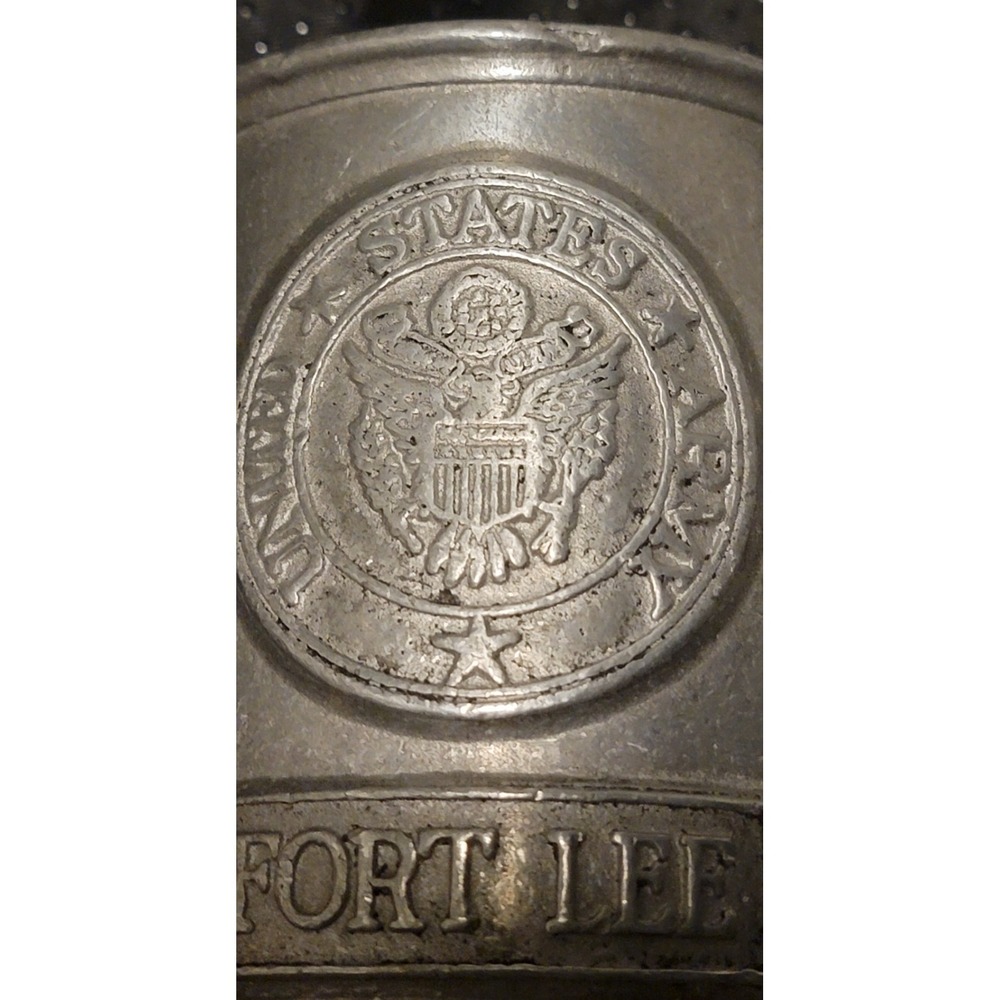 Wilton united states army fort lee pewter handle vintage columbia , SFC WIGGINS